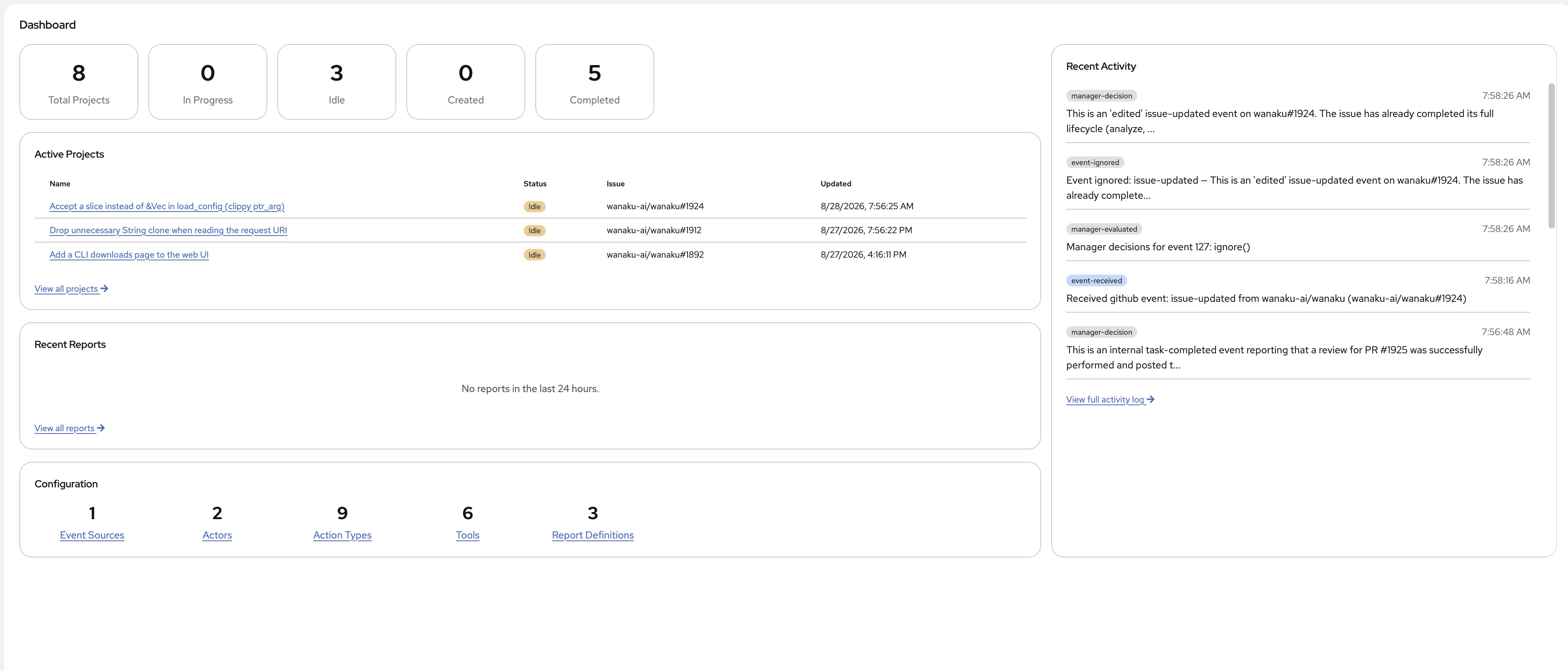 Apitomy Axiom dashboard